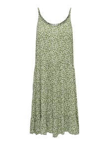 ONLY Regular fit U-Hals Korte jurk -Artichoke Green - 15218451