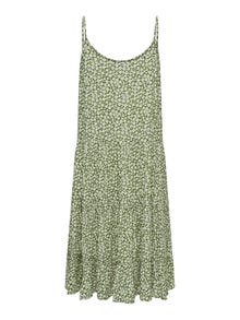 ONLY Normal geschnitten U-Ausschnitt Kurzes Kleid -Artichoke Green - 15218451