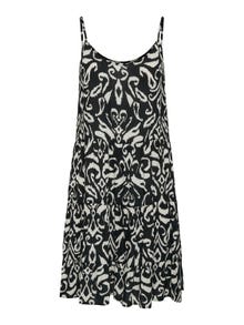 ONLY Printed sleeveless dress -Black - 15218451