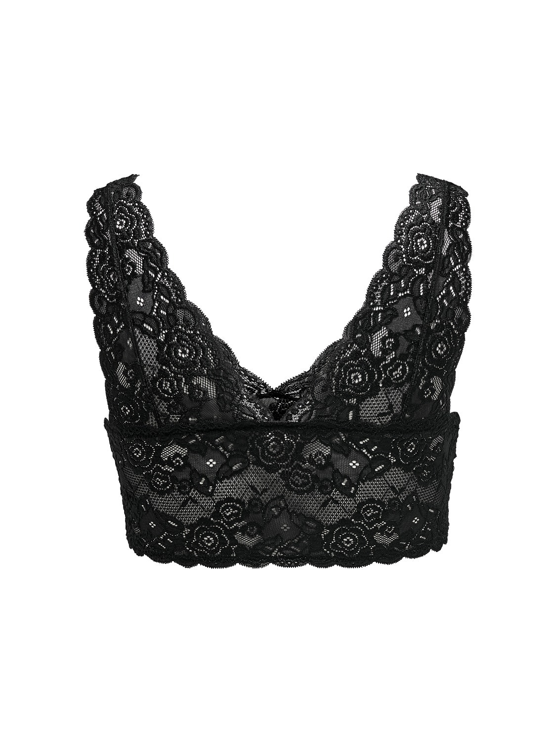 ONLY Curvy lace Bralette -Black - 15218498