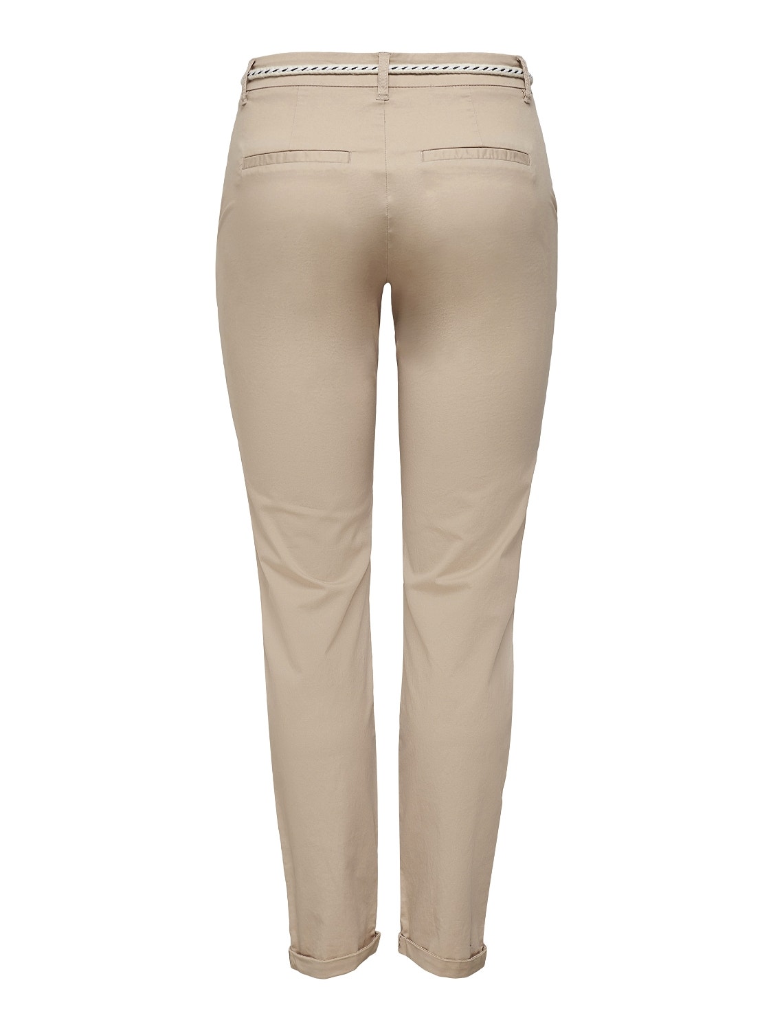ONLY Normal geschnitten Mittlere Taille Hose -Rugby Tan - 15218519