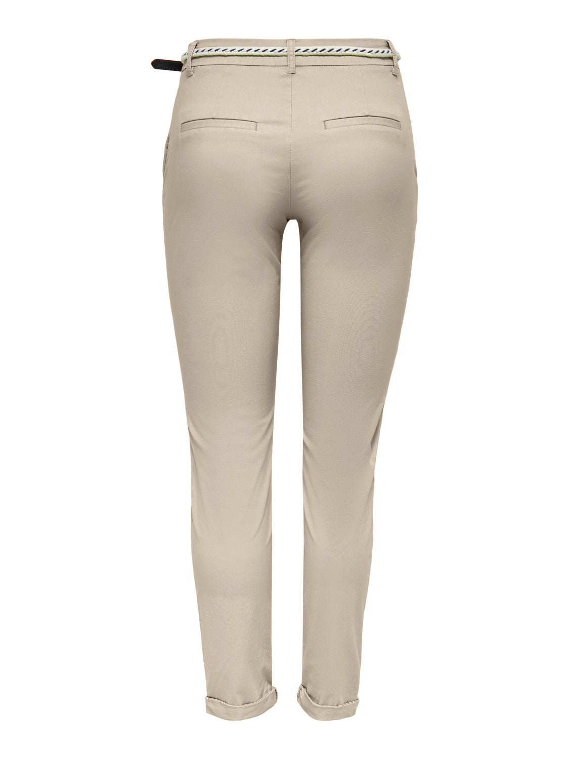 30% Rabatt auf ONLBIANA Mittlere Taille Normal geschnitten Hose 