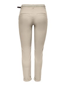 ONLY Pantalons Regular Fit Taille moyenne -Pumice Stone - 15218519
