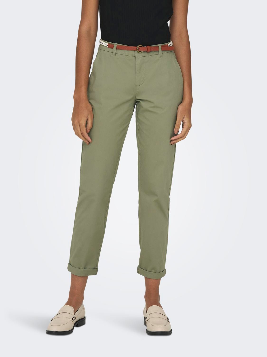 ONLY Classic Chinos -Aloe - 15218519