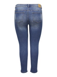 ONLY CarKarla reg talla grande al tobillo Jeans skinny fit -Medium Blue Denim - 15218565