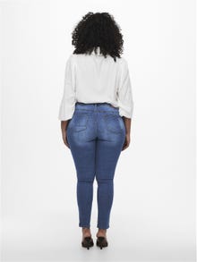 ONLY Curvy carKarla reg ankle Skinny jeans -Medium Blue Denim - 15218565