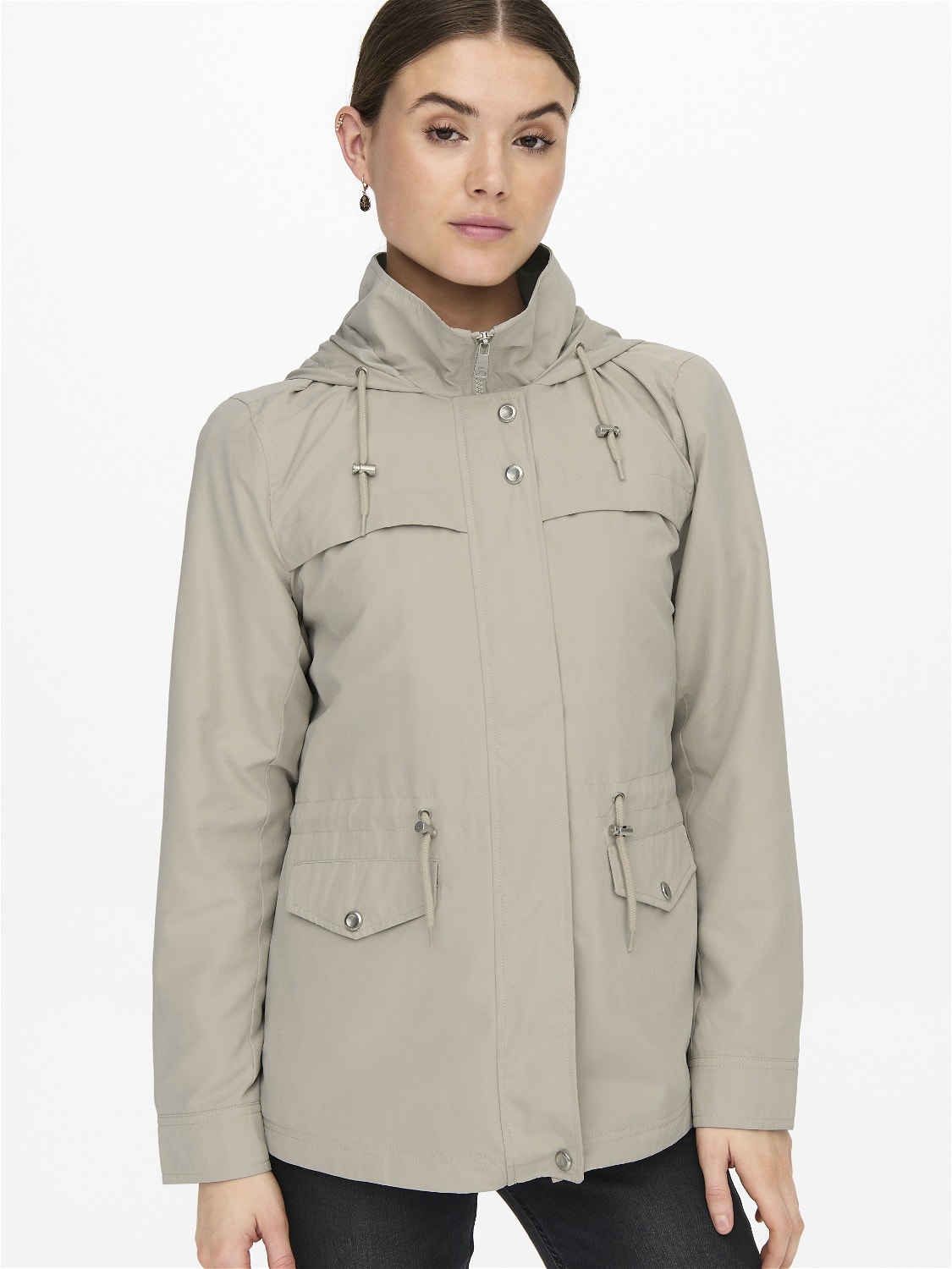 ONLY High neck Jacket -Silver Lining - 15218612