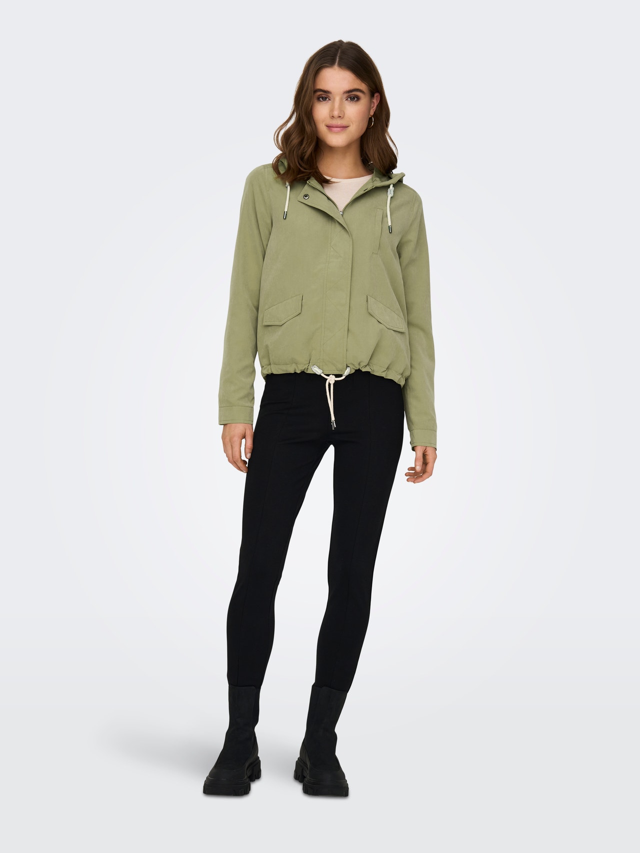 ONLY Kapuuts Jope -Aloe - 15218613