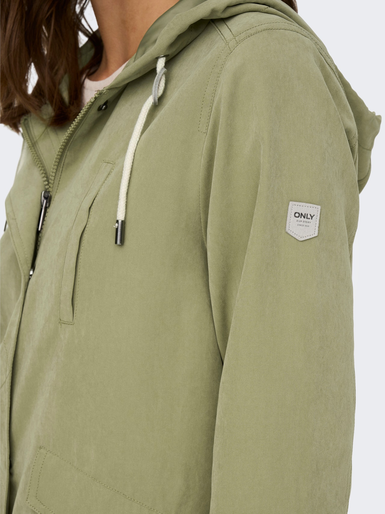 ONLY Kapuuts Jope -Aloe - 15218613