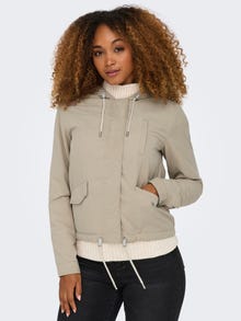 ONLY Kapuuts Jope -White Pepper - 15218613