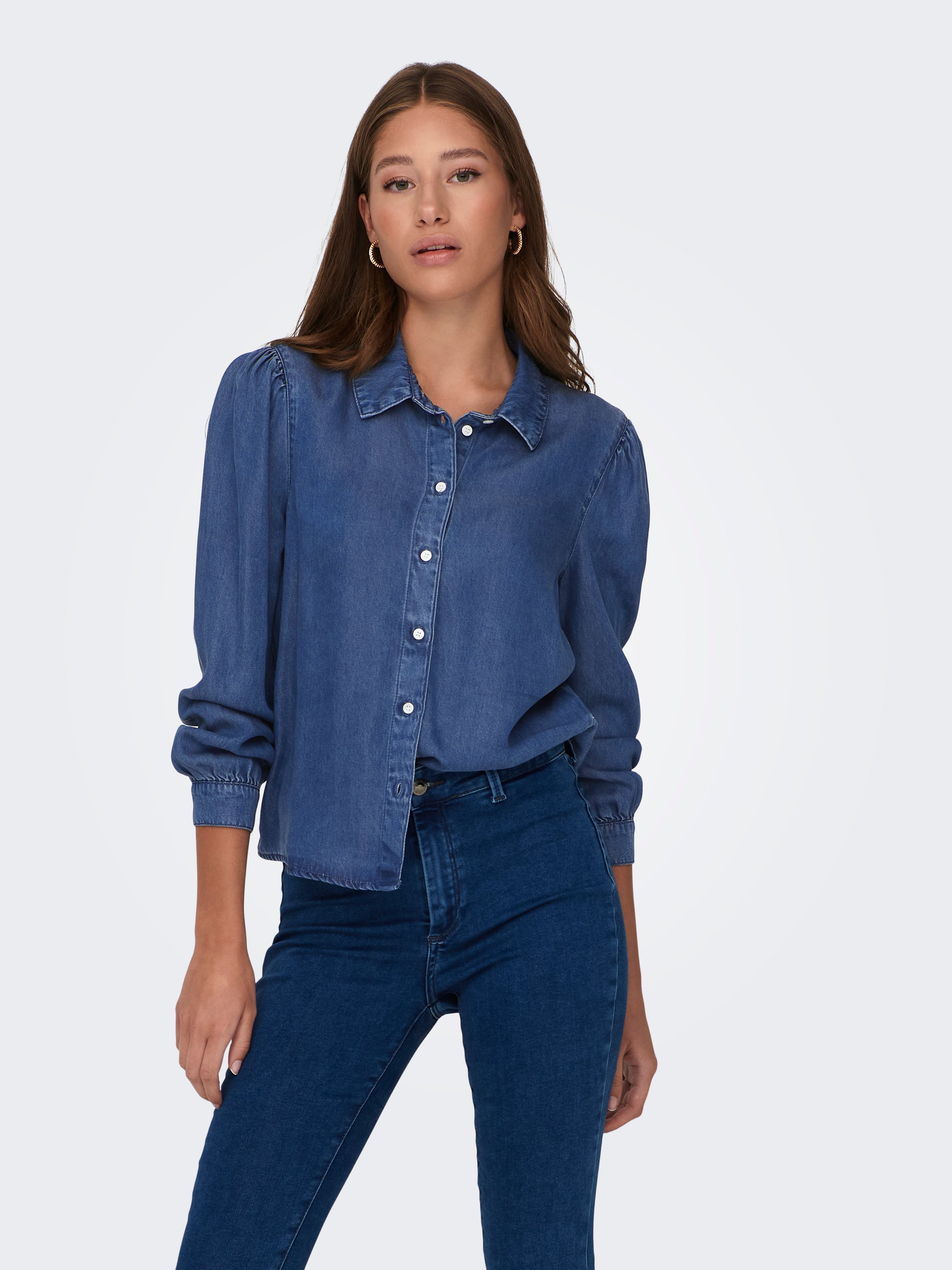 ONLBILLIE Jeanshemd | Mittelblau | ONLY®