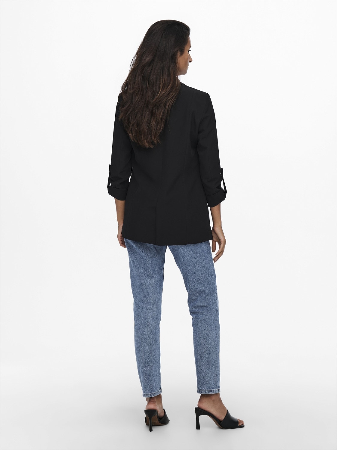 Long 3/4 sleeved blazer ONLY® | Black 