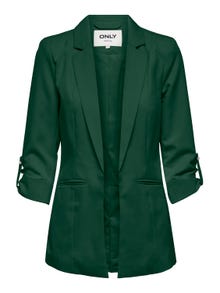 ONLY Long 3/4 sleeved blazer -Dark Green - 15218743