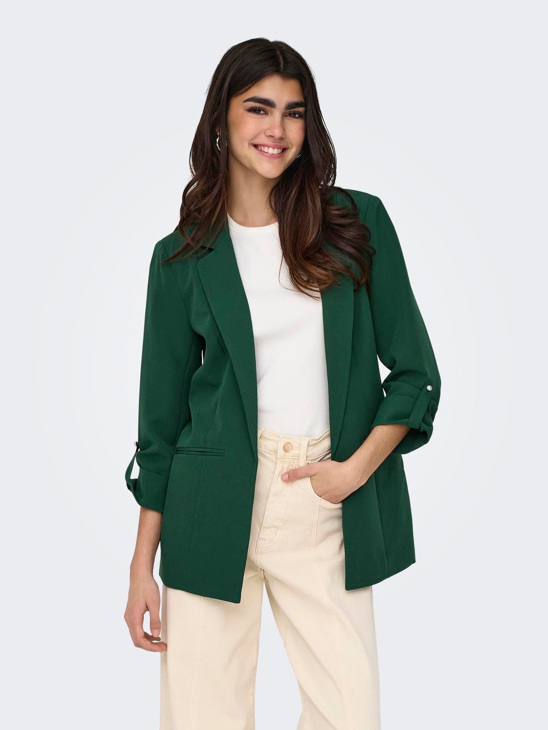 Dark green clearance blazer womens