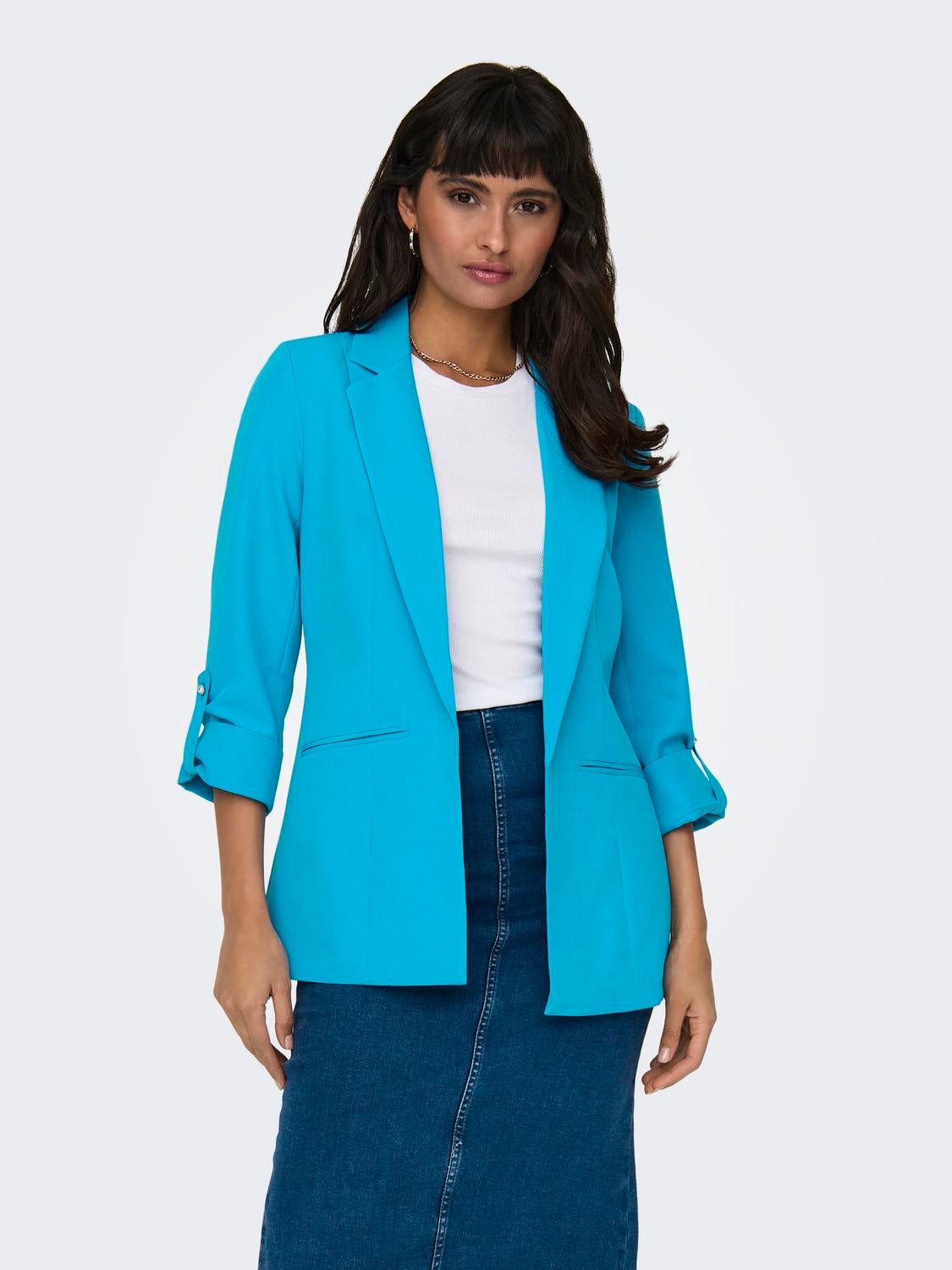 Blazer lichtblauw clearance