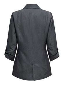 ONLY Long 3/4 sleeved blazer -Medium Grey Melange - 15218743