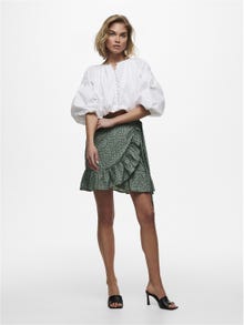 ONLY Wrap Skirt -Chinois Green - 15219146