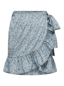 ONLY Wrap Skirt -Dusk Blue - 15219146