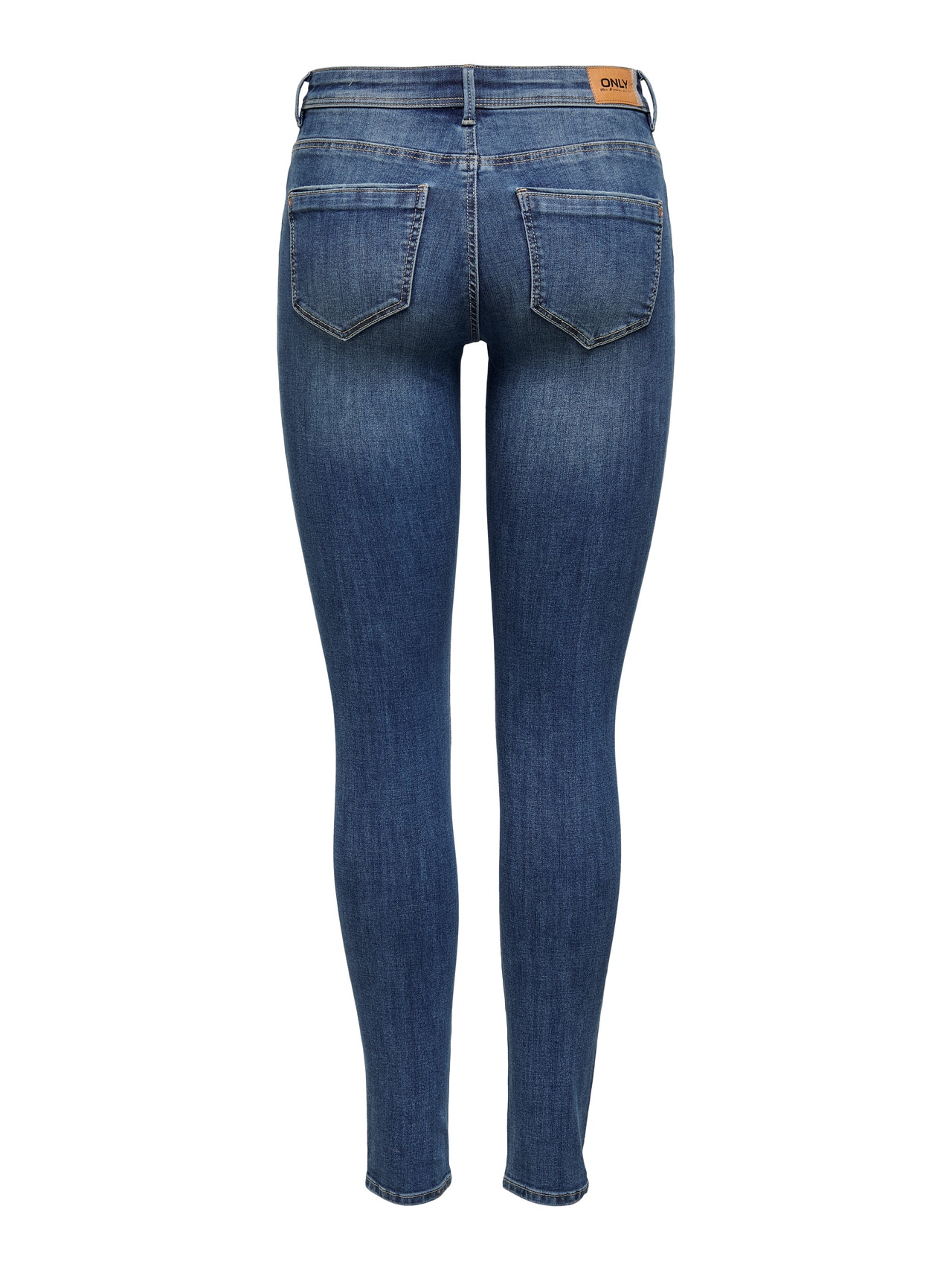 ONLY Liibuv lõige Keskmine vöökoht Teksad -Medium Blue Denim - 15219241
