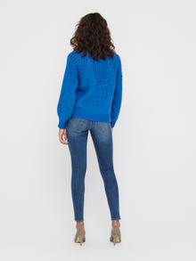 ONLY Skinny Fit Mid waist Jeans -Medium Blue Denim - 15219241