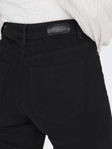 ONLY Straight fit High waist Jeans -Black Denim - 15219264