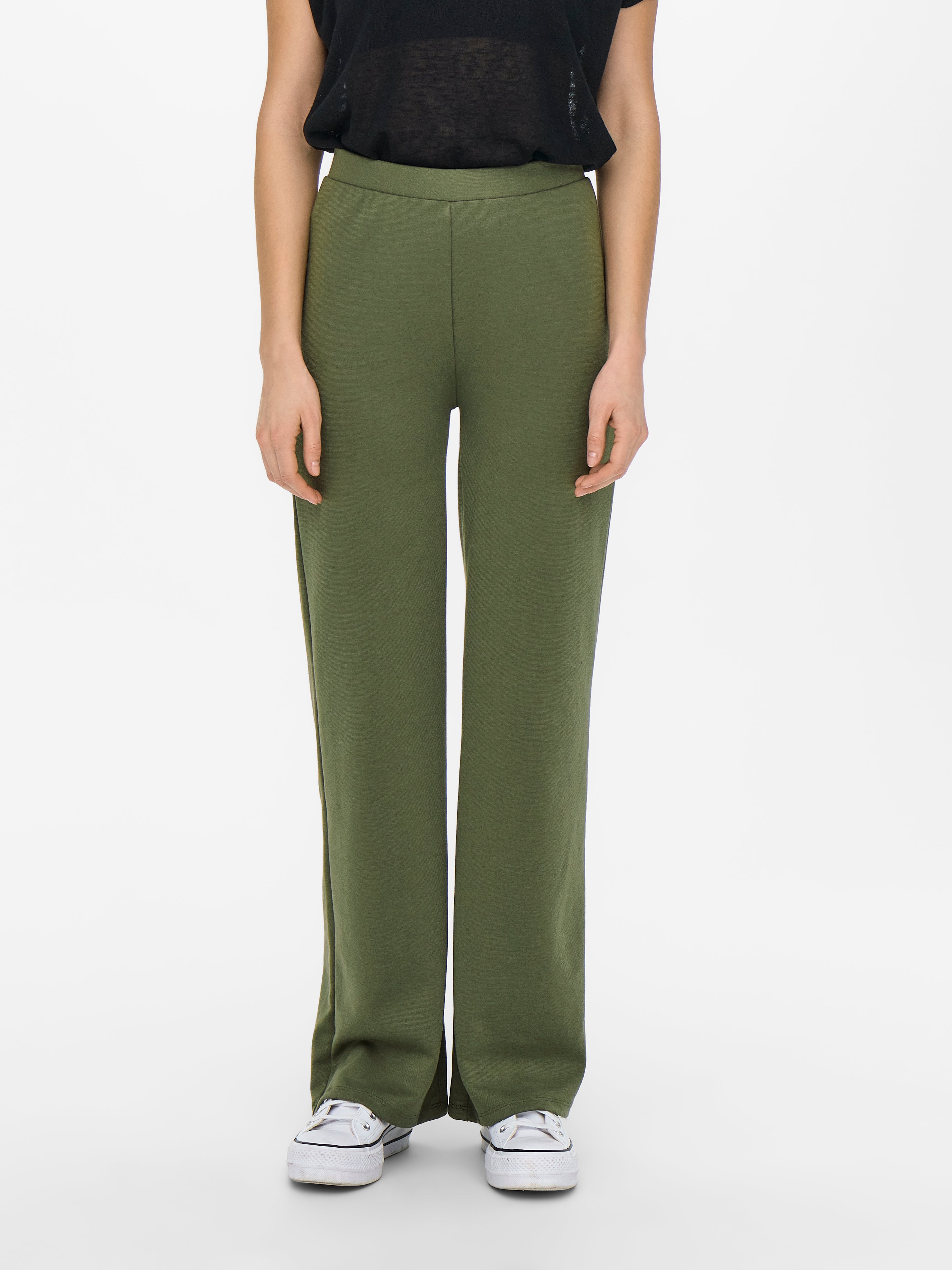 Onlfever Locker Geschnitten Hose Mit Weitem Beinschnitt