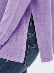 ONLY V-hals Strikket pullover -Purple Rose - 15219642