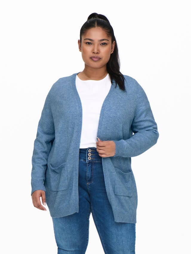 ONLY Curvy open Knitted Cardigan - 15219653
