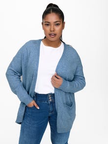 ONLY Curvy open Knitted Cardigan -Allure - 15219653
