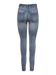 ONLY Skinny fit High waist Jeans -Medium Blue Denim - 15219811
