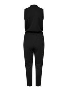 ONLY - Ärmlös v-ringning Jumpsuit -Black - 15219960