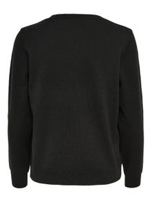 ONLY Pull-overs Col rond -Black - 15220363