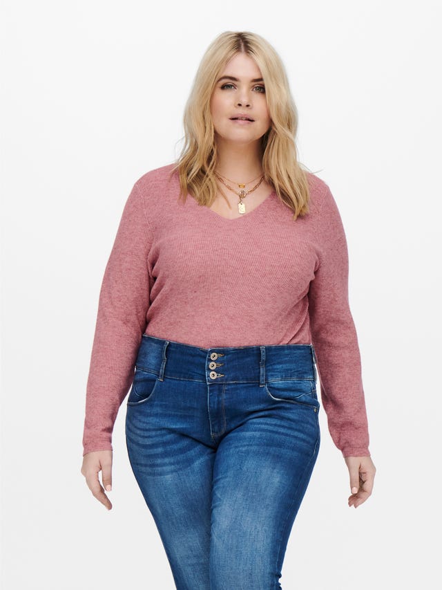 ONLY Curvy Knitted Pullover - 15220491
