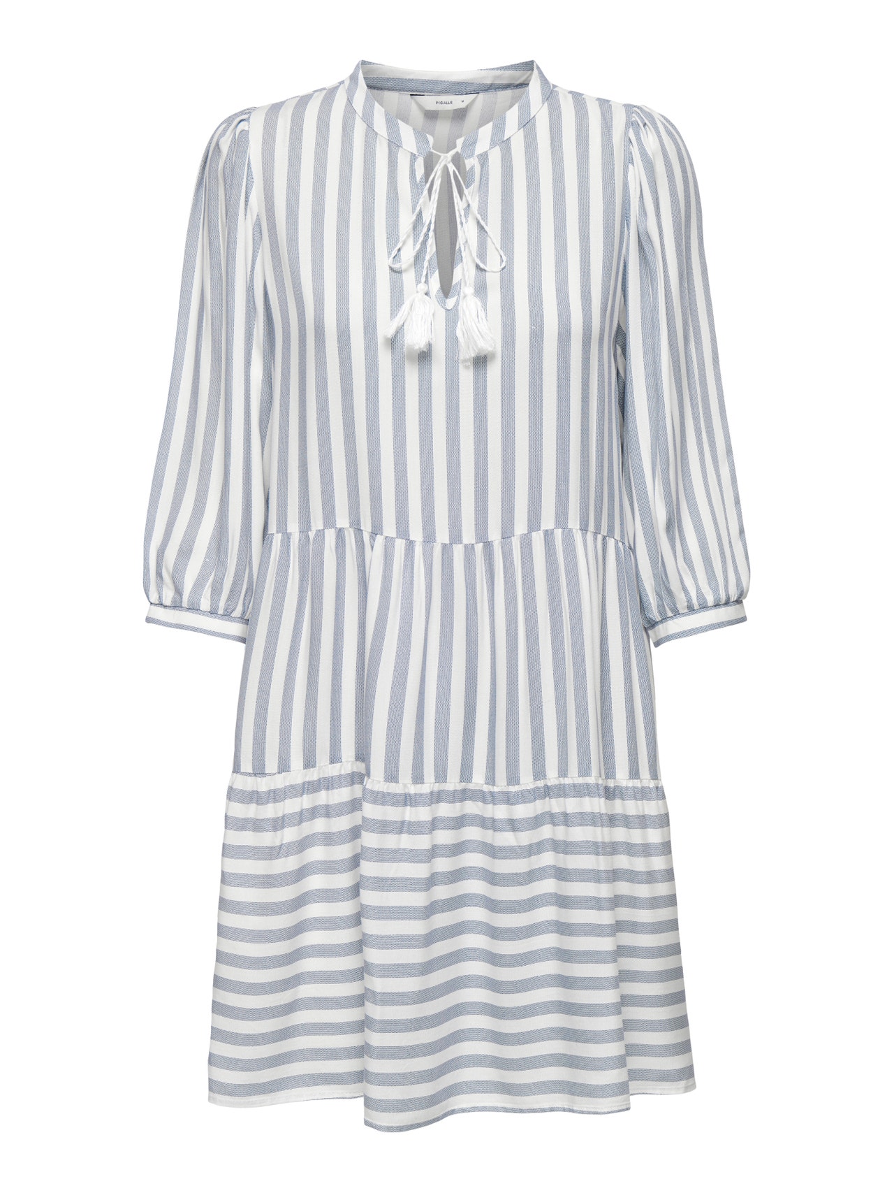 ONLY Striped loose fitted dress -Cloud Dancer - 15220521