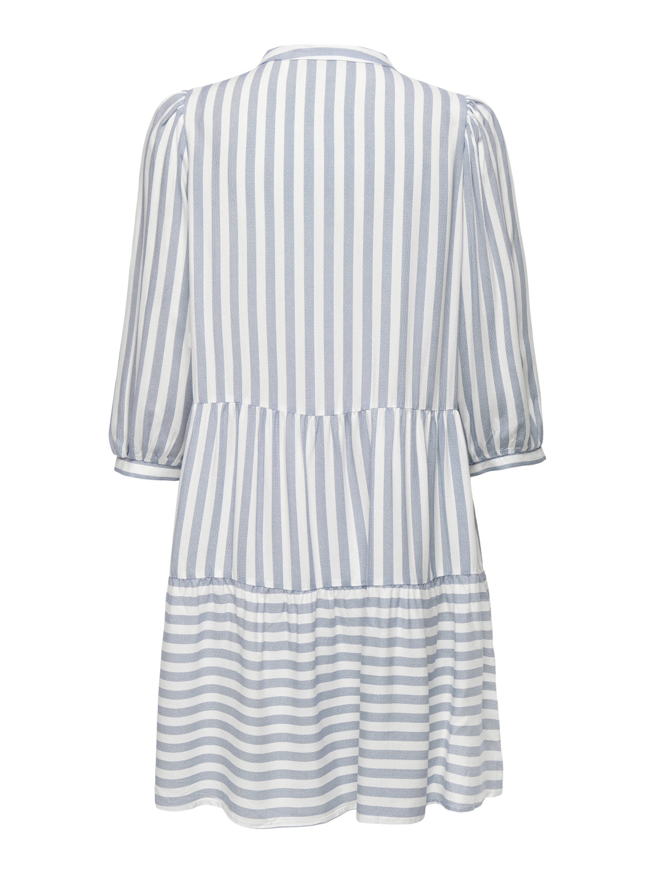 ONLY Striped loose fitted dress -Cloud Dancer - 15220521