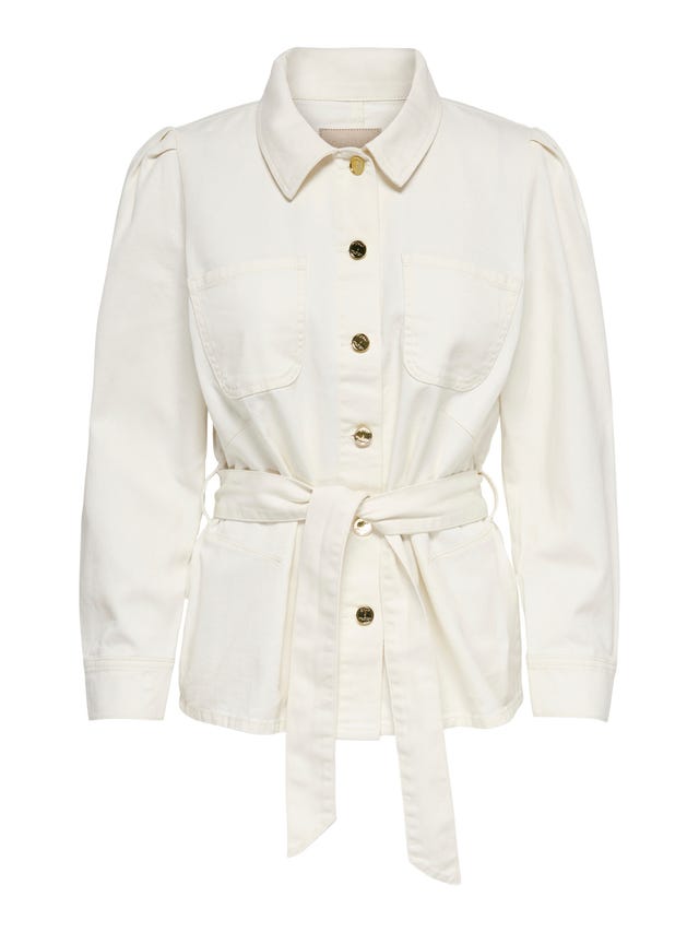 ONLY O-Neck Buttoned cuffs Jacket - 15220523