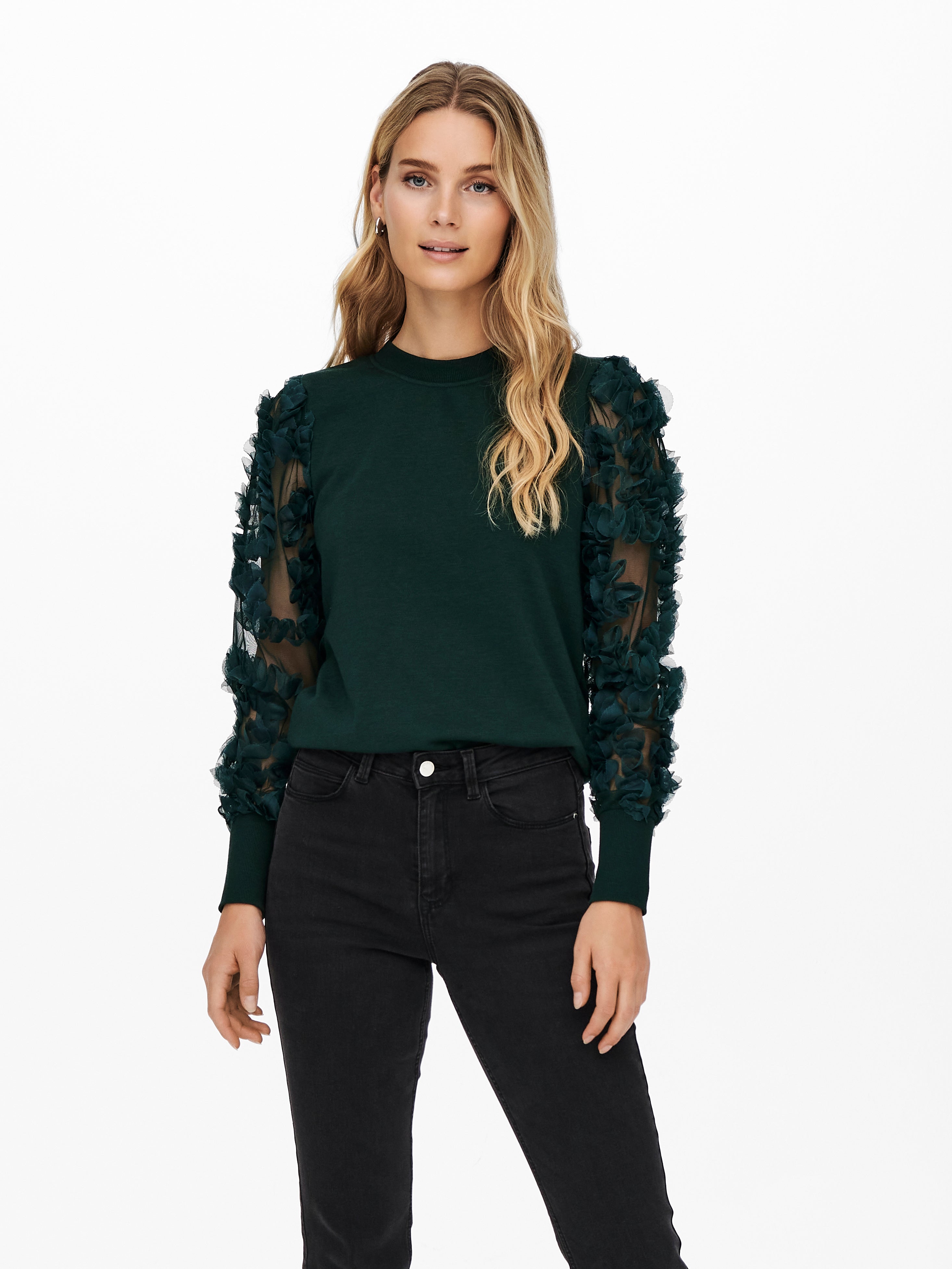 sweatshirt damen türkis