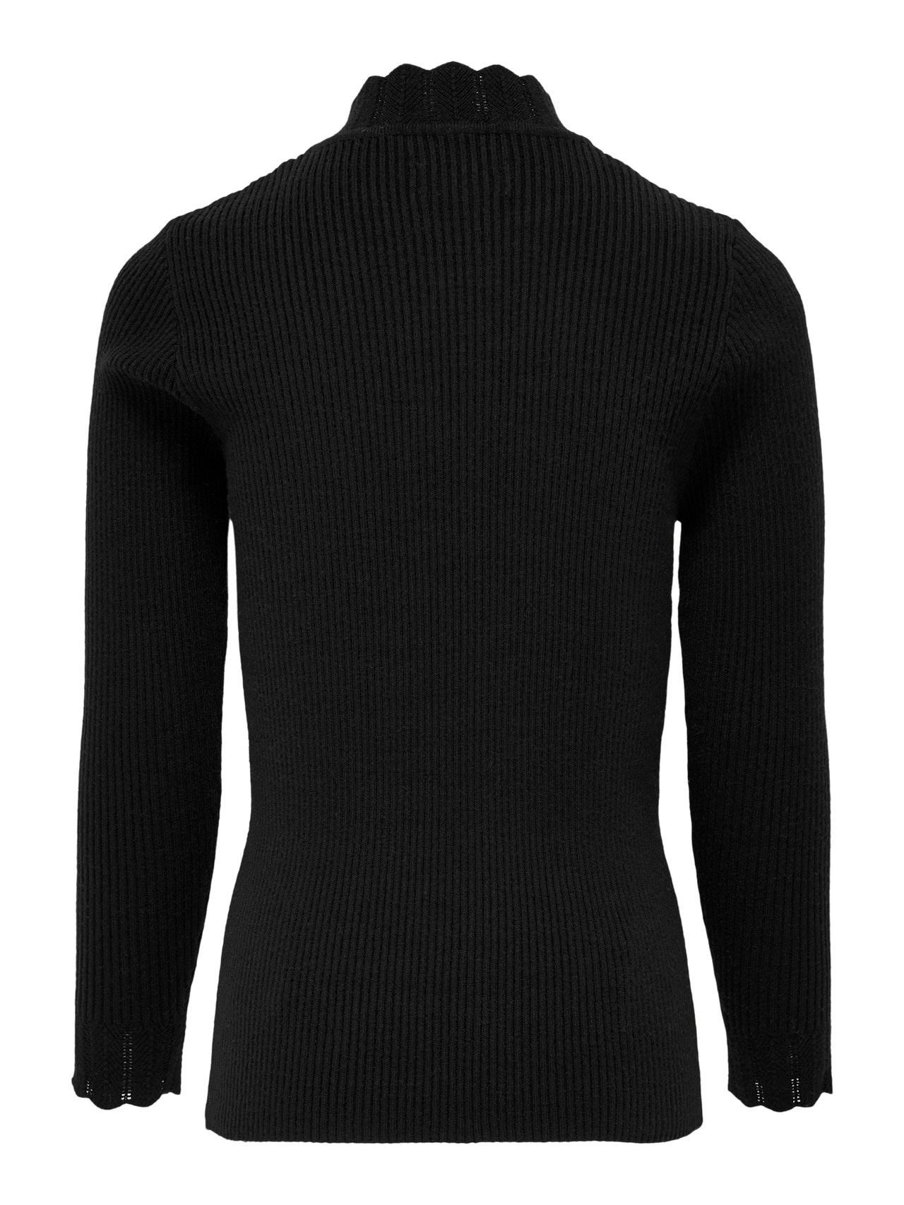 ONLY Ribbad Stickad tröja -Black - 15220754