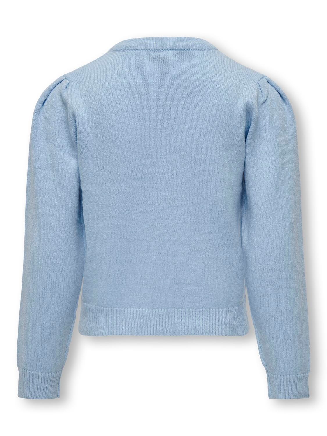 ONLY Puff sleeve Knitted Pullover -Angel Falls - 15220760