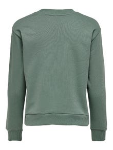 ONLY Sweat-shirt Regular Fit Col rond Poignets côtelés -Sagebrush Green - 15221015