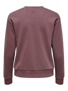 ONLY Texte Sweat-shirt -Rose Brown - 15221015