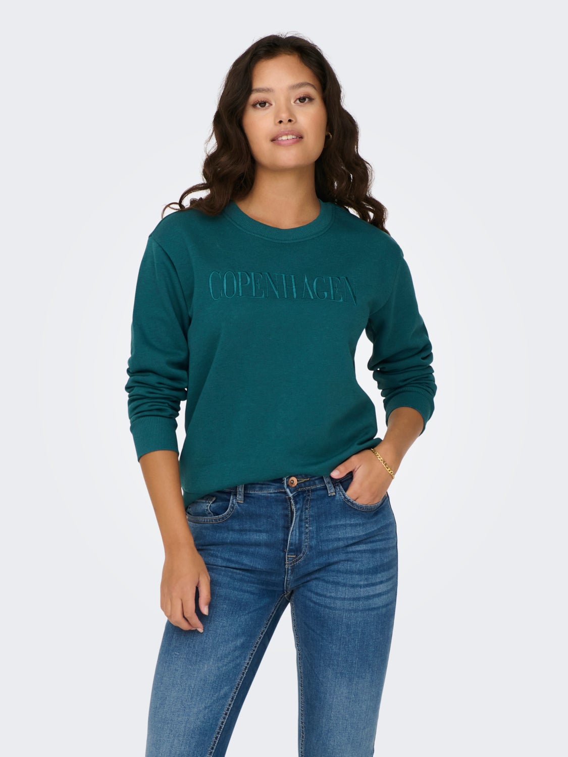 JDYPARIS Sweatshirt Dark Turquoise ONLY