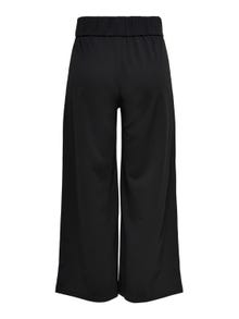 ONLY Cropped Wide Leg Trousers -Black - 15221060