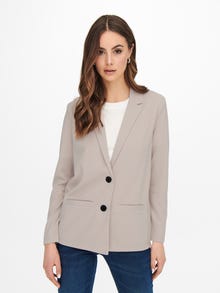ONLY Blazers Regular Fit Col à revers -Chateau Gray - 15221235