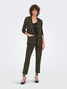 ONLY Blazers Regular Fit Col à revers -Chocolate Brown - 15221235