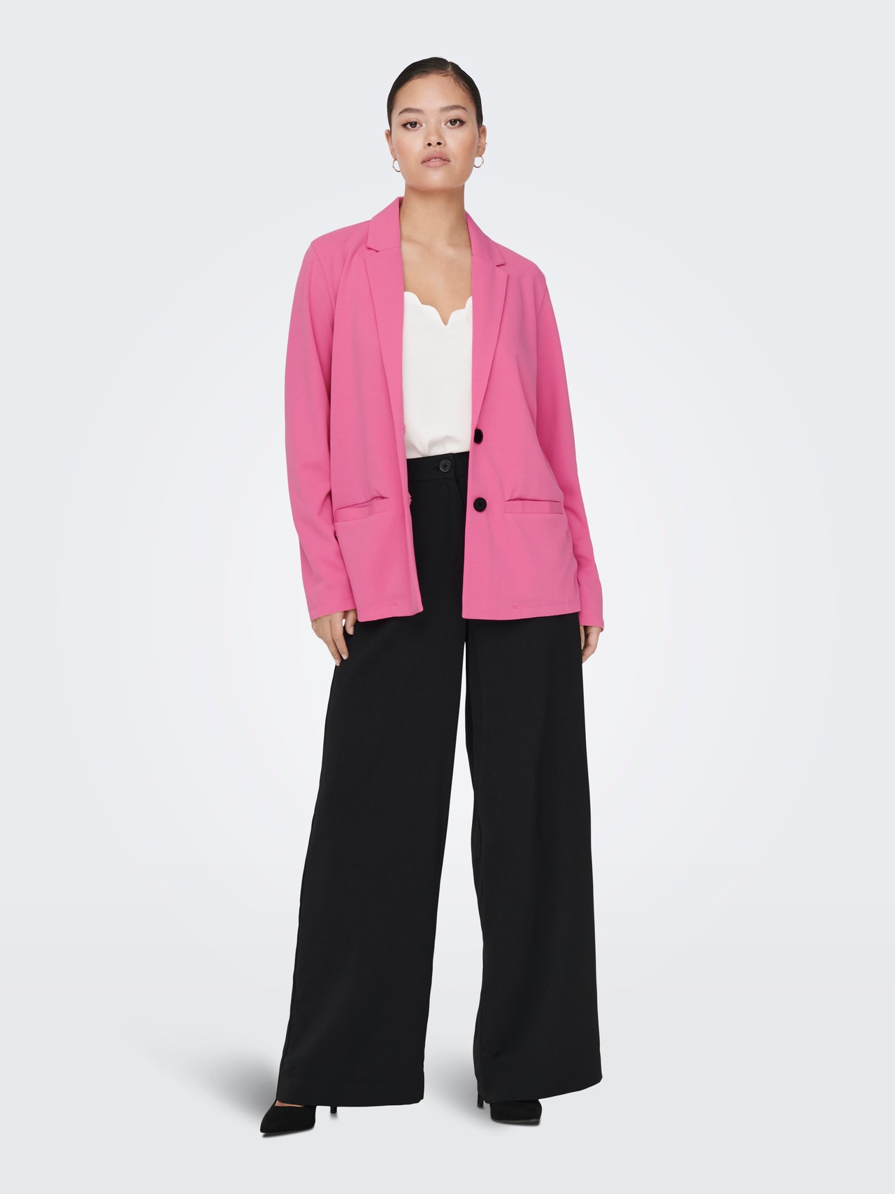 ONLY Blazers Regular Fit Col à revers -Pink Power - 15221235