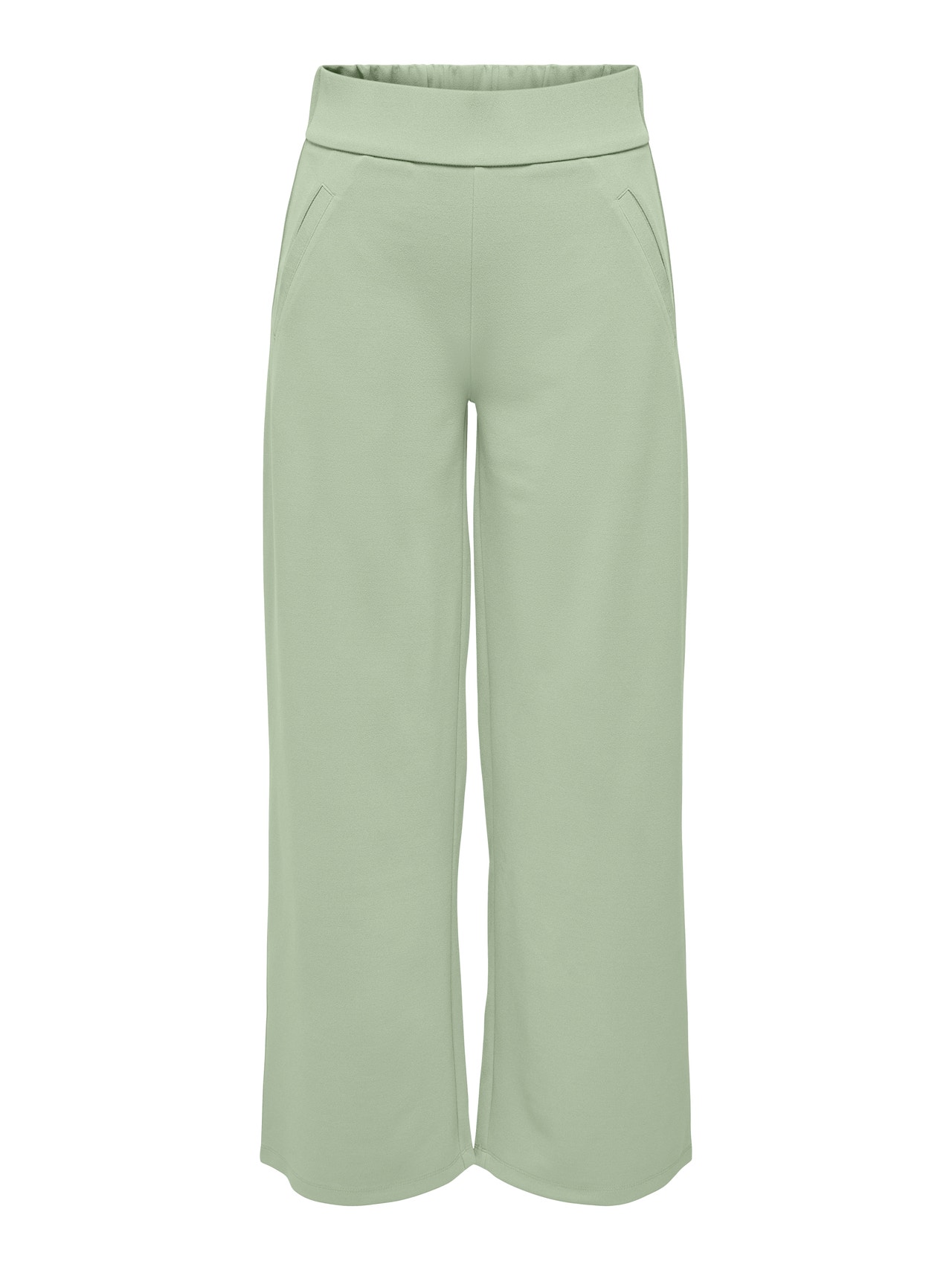 ONLY Široka noga stane Visoki struk Hlače -Desert Sage - 15221238