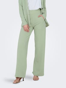 ONLY Široka noga stane Visoki struk Hlače -Desert Sage - 15221238