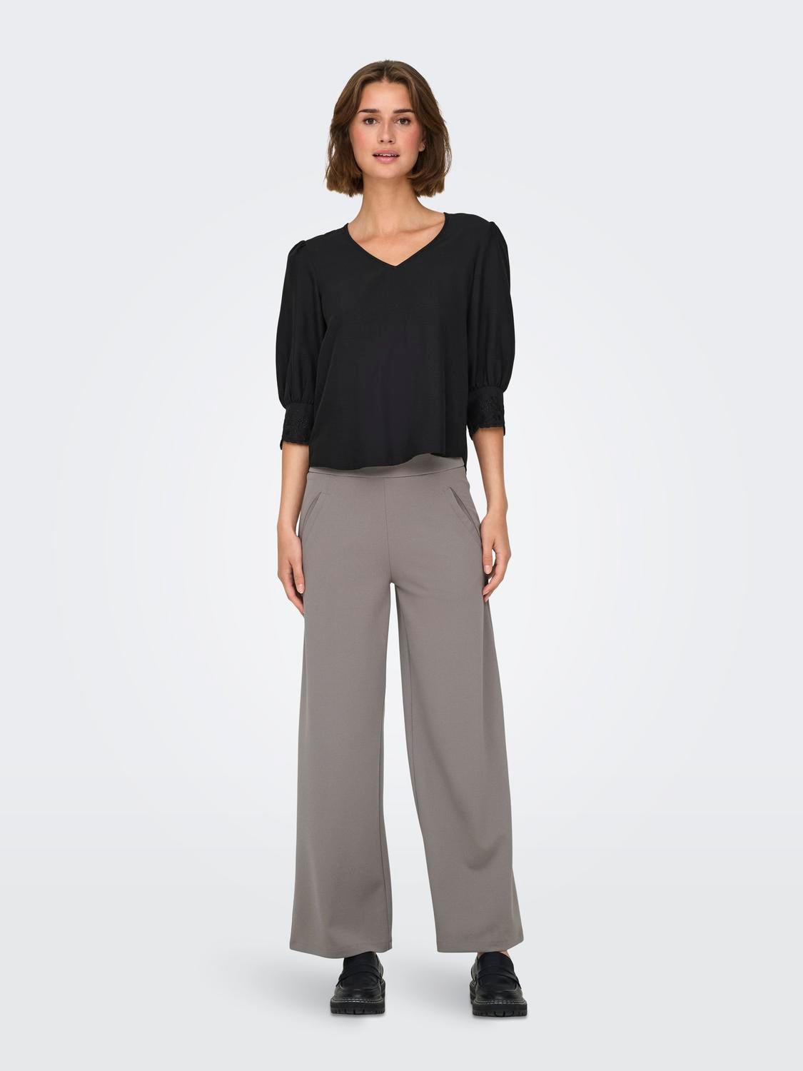 JDYLOUISVILLE High waist Wide Leg Fit Trousers