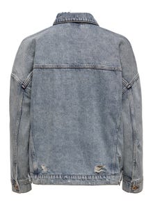 ONLY Oversize Denim jacket -Medium Blue Denim - 15221270